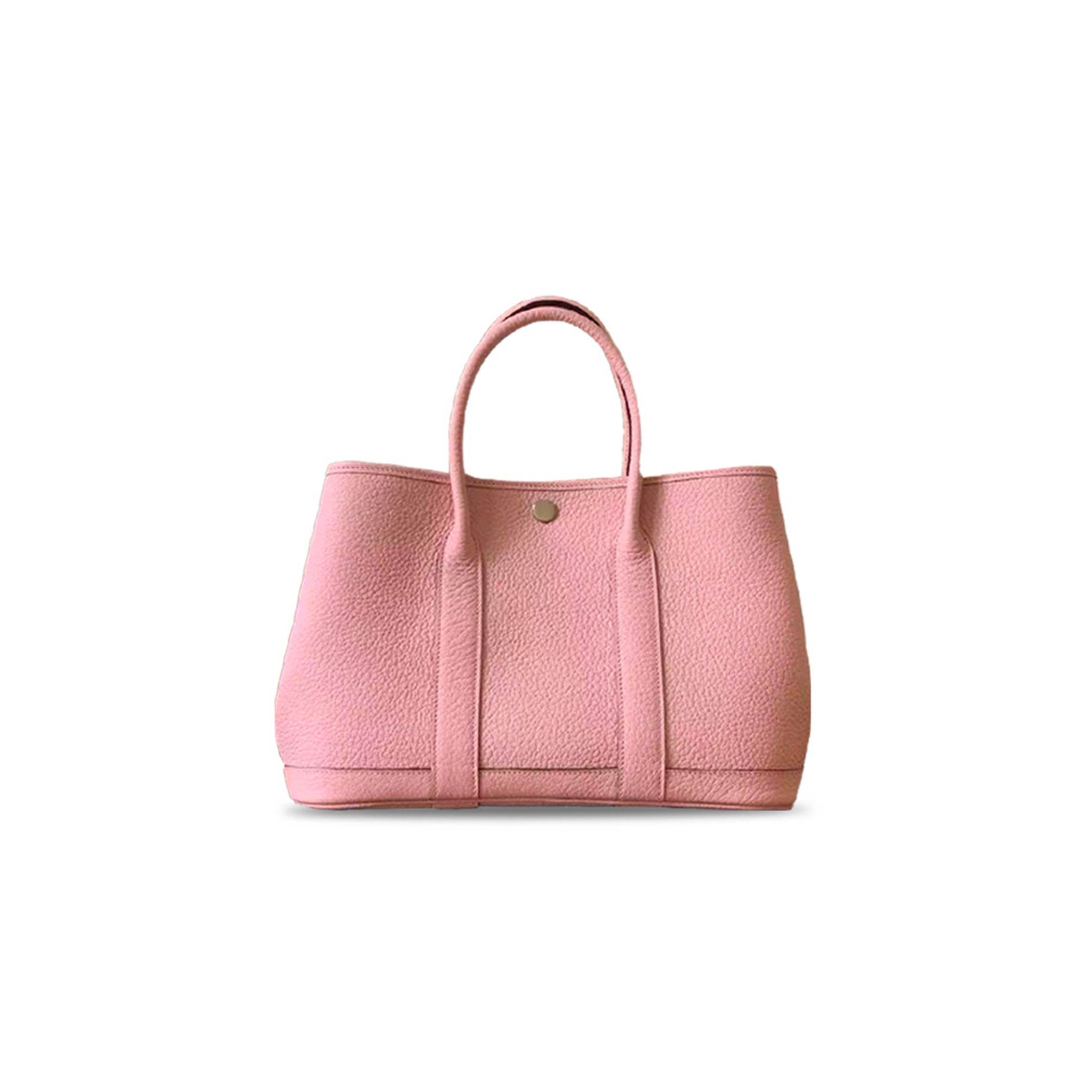 HERMES A PINK NEGONDA LEATHER GARGEN PARTY 30 WITH PALLADIUM HARDWARE  (30*21*14cm)